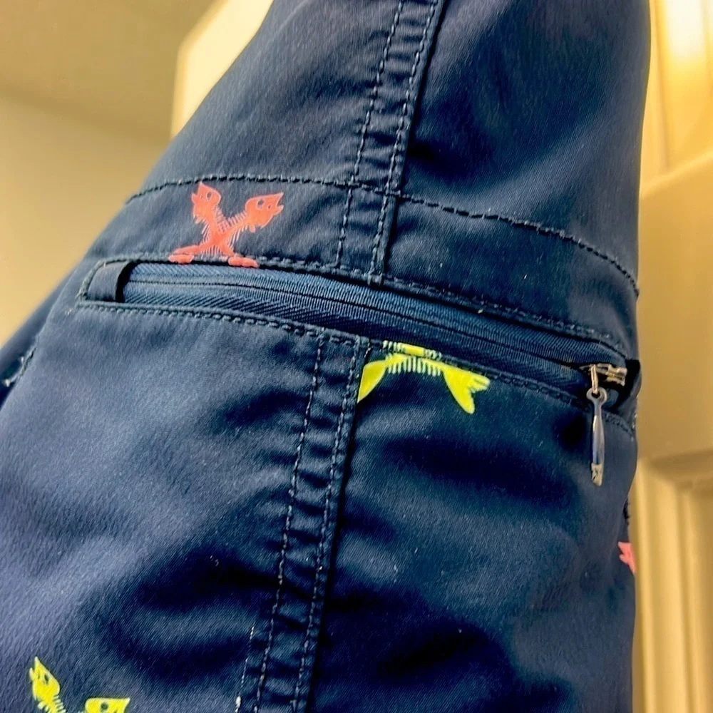 Vineyard Vines Men’s Fishbone Board Shorts Swim Trunks Blue Size 34”
